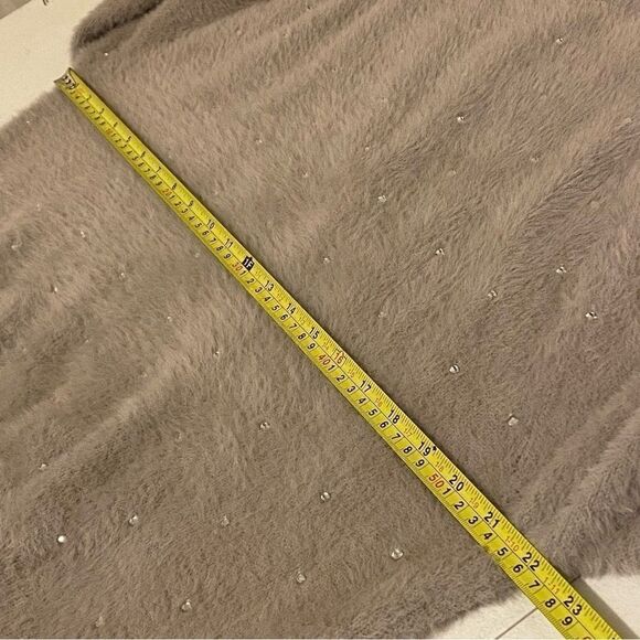 Express Super Soft Studs All Over Sweater Size L Brown Long Sleeve Pullover - Picture 6 of 10